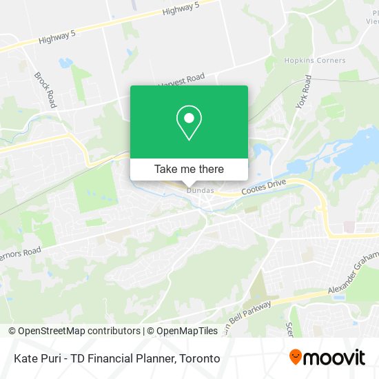 Kate Puri - TD Financial Planner map