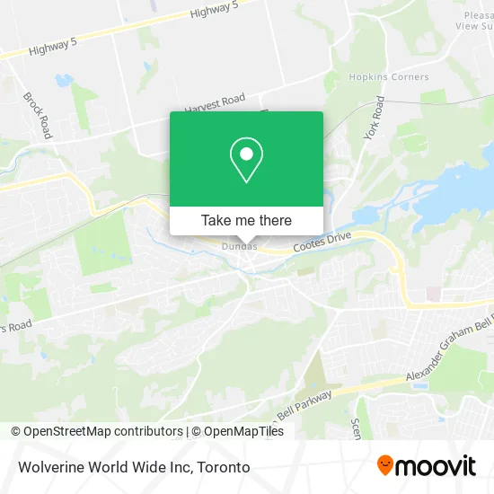 Wolverine World Wide Inc map