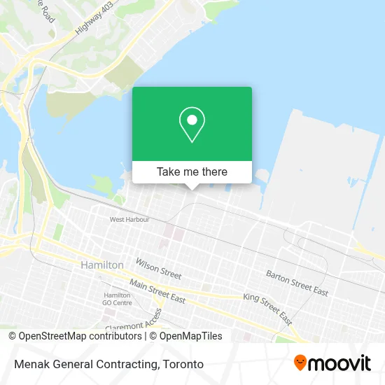 Menak General Contracting map