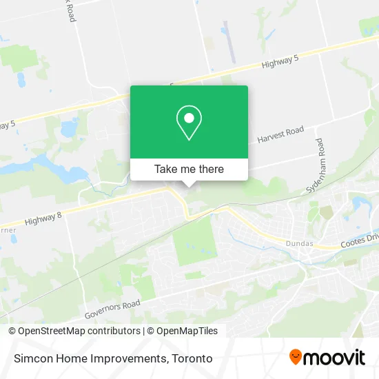 Simcon Home Improvements map