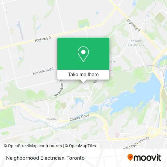 Neighborhood Electrician map