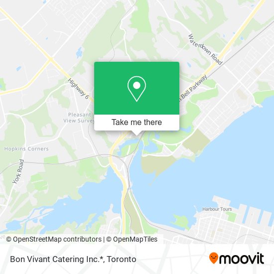 Bon Vivant Catering Inc.* map