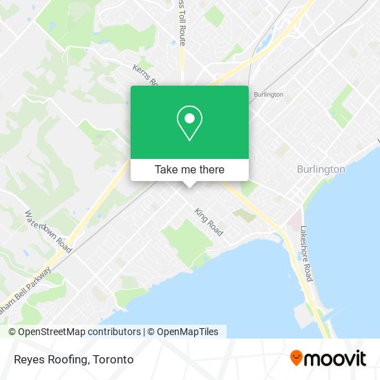 Reyes Roofing map