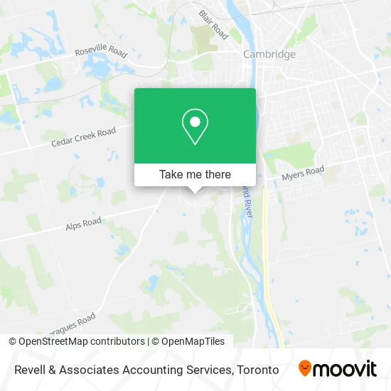 Revell & Associates Accounting Services map