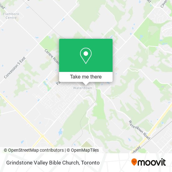 Grindstone Valley Bible Church map