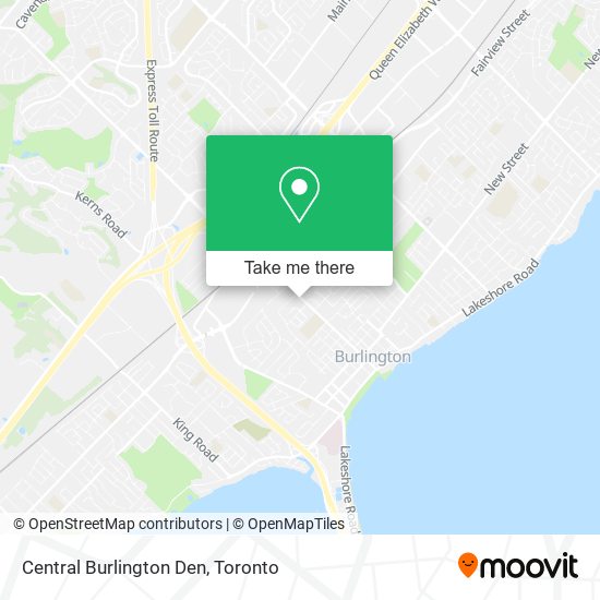 Central Burlington Den plan