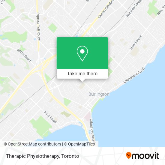 Therapic Physiotherapy map