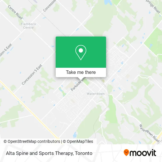 Alta Spine and Sports Therapy map