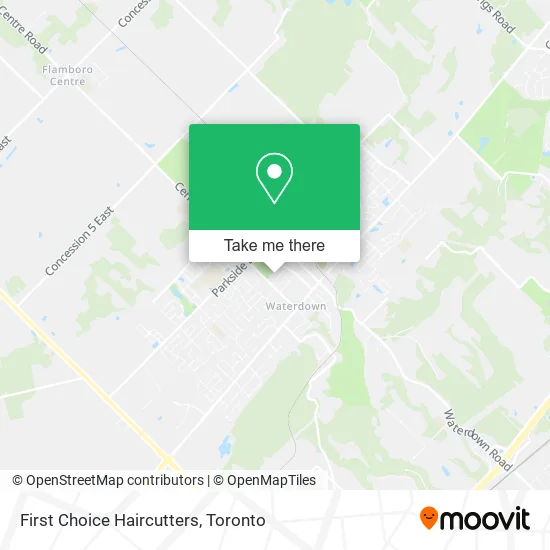 First Choice Haircutters map