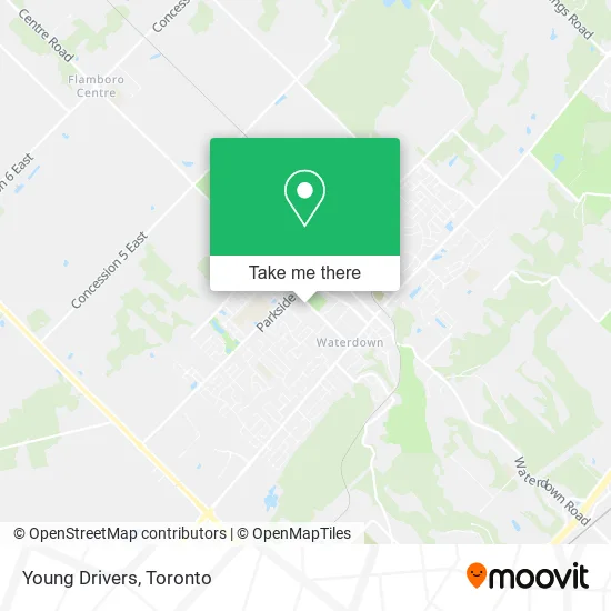 Young Drivers map