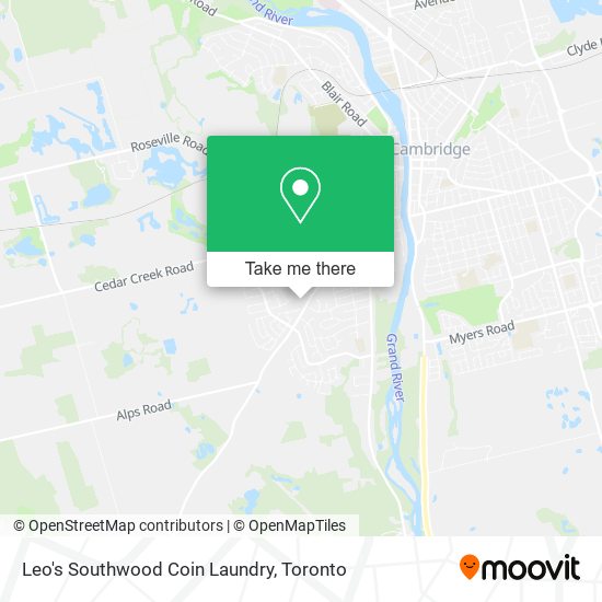 Leo's Southwood Coin Laundry map