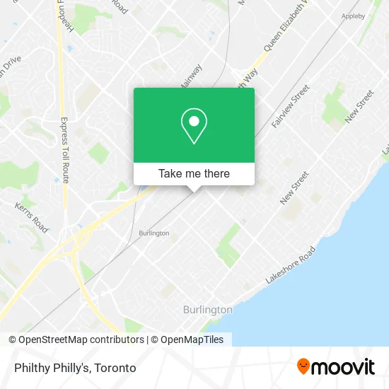 Philthy Philly's map