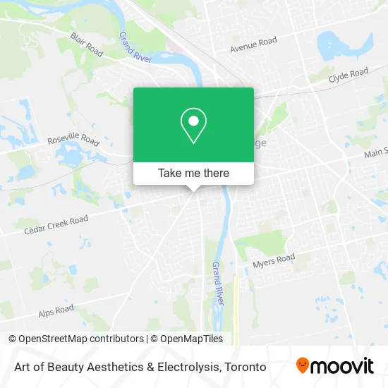 Art of Beauty Aesthetics & Electrolysis map