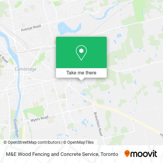 M&E Wood Fencing and Concrete Service map