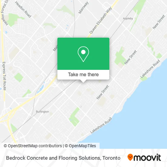 Bedrock Concrete and Flooring Solutions map