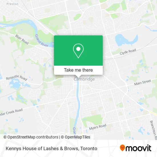 Kennys House of Lashes & Brows map