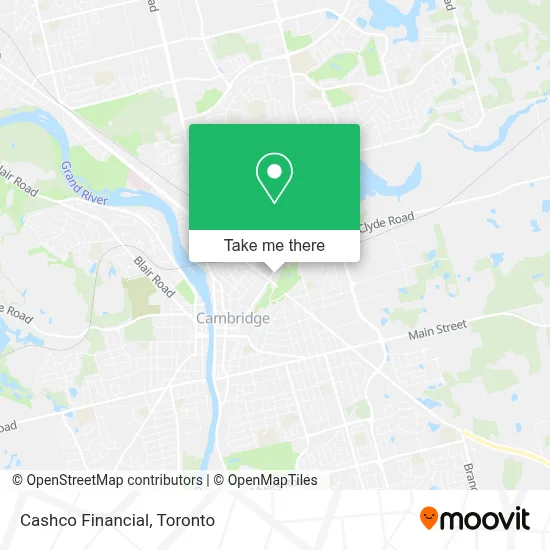 Cashco Financial map