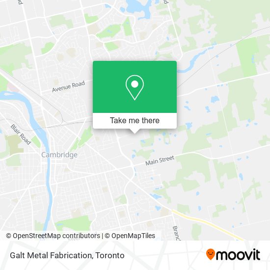 Galt Metal Fabrication map