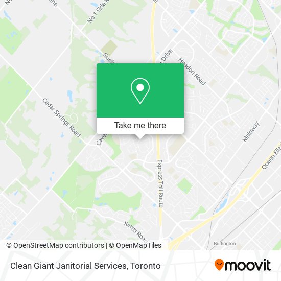 Clean Giant Janitorial Services map