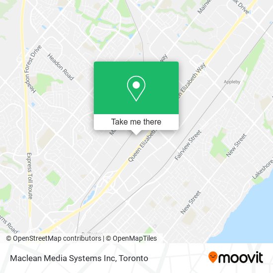 Maclean Media Systems Inc map