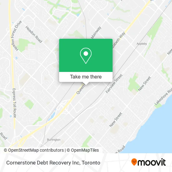 Cornerstone Debt Recovery Inc map