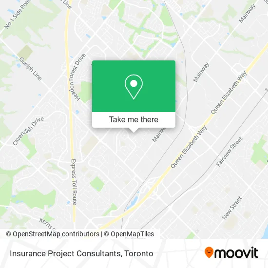 Insurance Project Consultants map