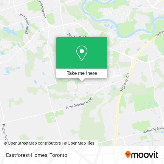 Eastforest Homes map