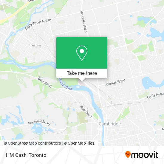 HM Cash map