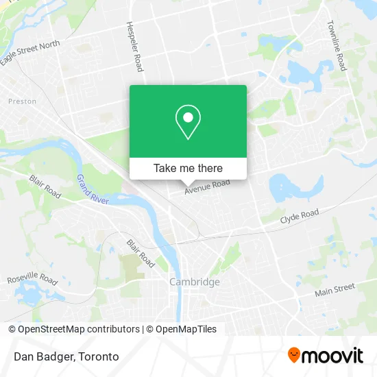 Dan Badger map