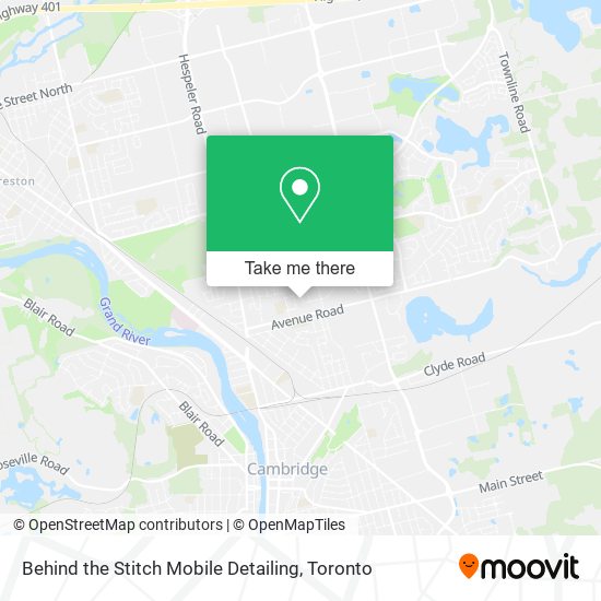 Behind the Stitch Mobile Detailing map