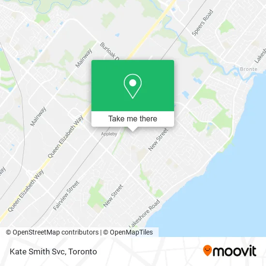 Kate Smith Svc map