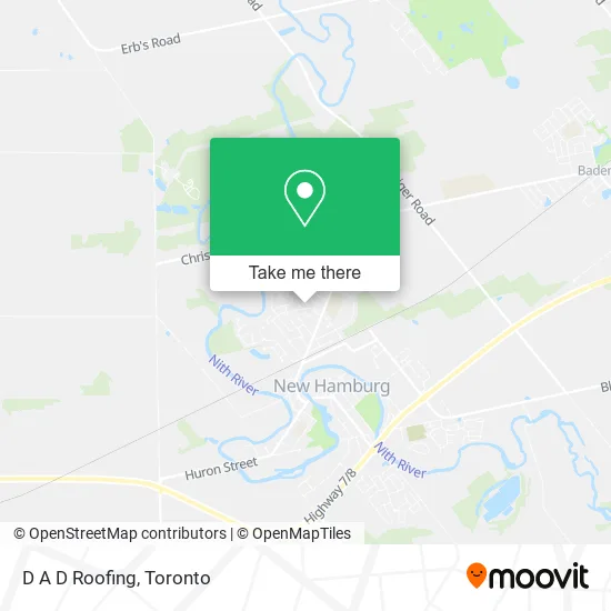 D A D Roofing map