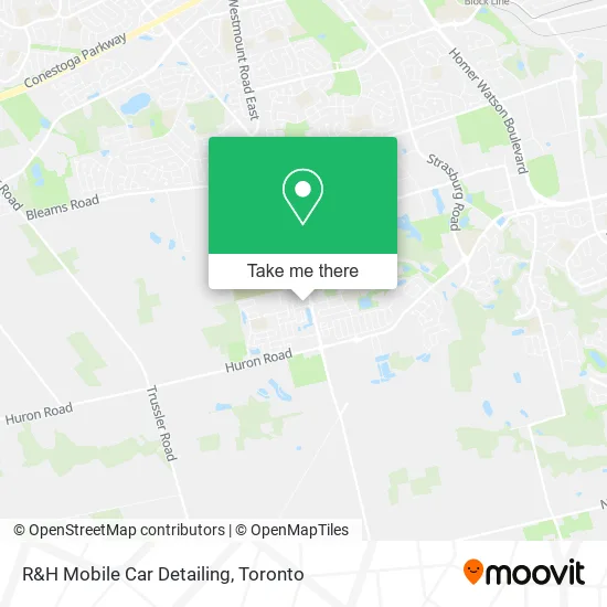 R&H Mobile Car Detailing map