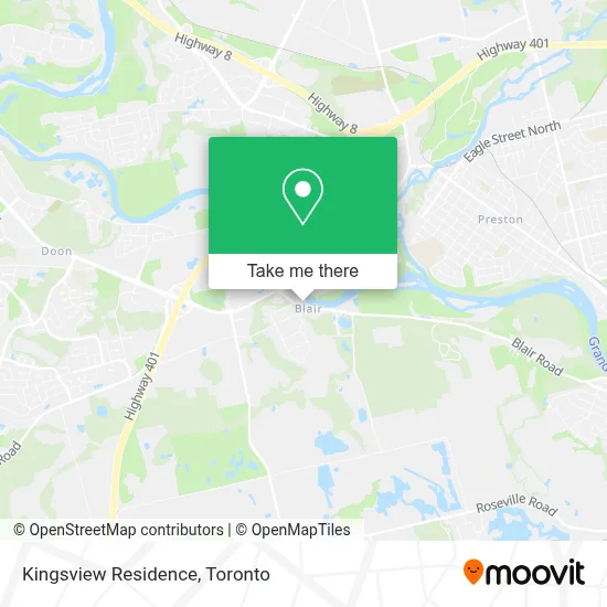 Kingsview Residence map