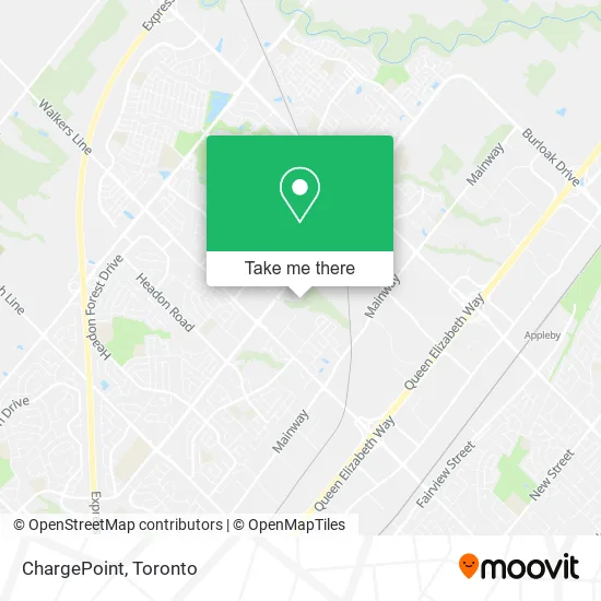 ChargePoint map