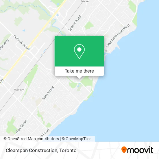 Clearspan Construction map