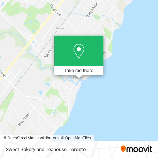 Sweet Bakery and Teahouse map