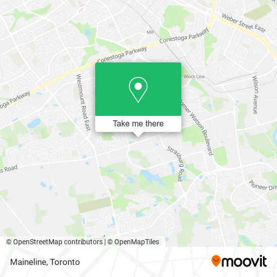Maineline map