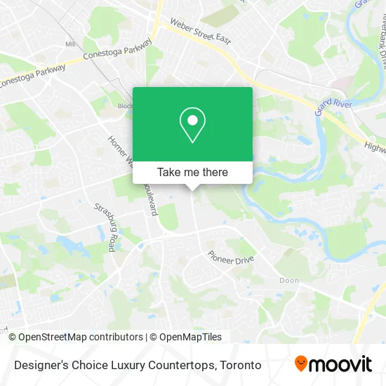 Designer's Choice Luxury Countertops map
