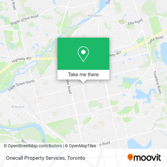 Onecall Property Services map