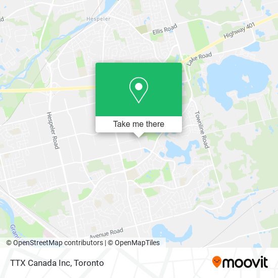 TTX Canada Inc map
