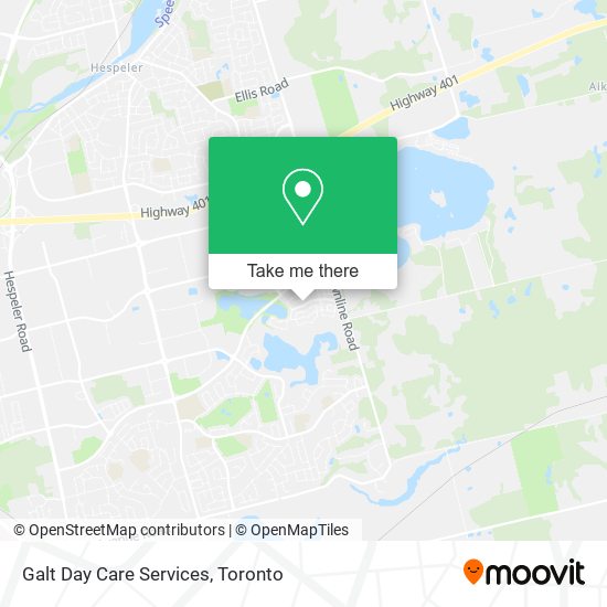 Galt Day Care Services map