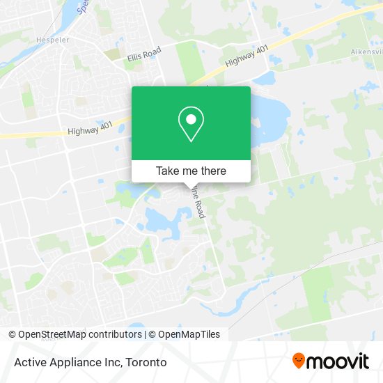Active Appliance Inc map