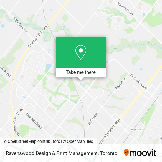 Ravenswood Design & Print Management map