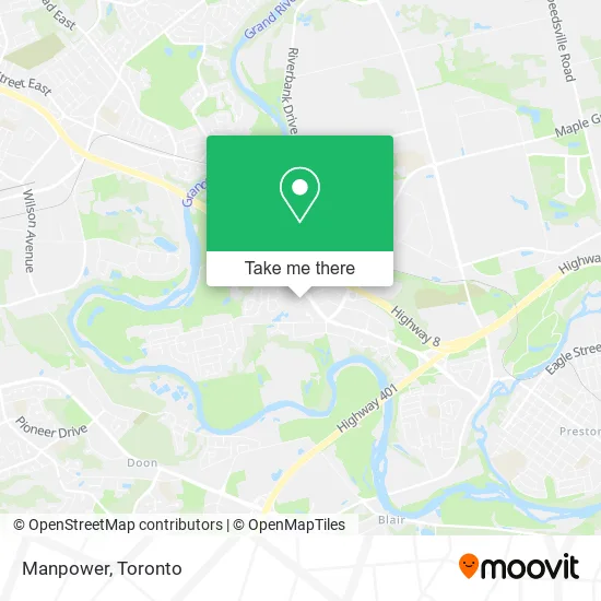 Manpower map