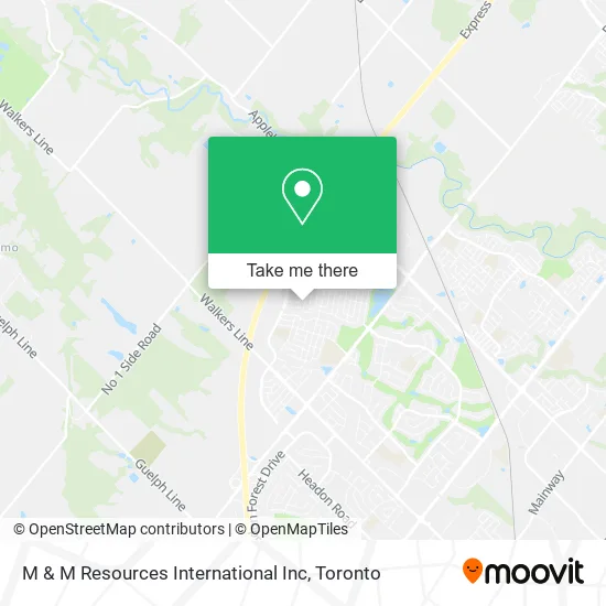 M & M Resources International Inc map