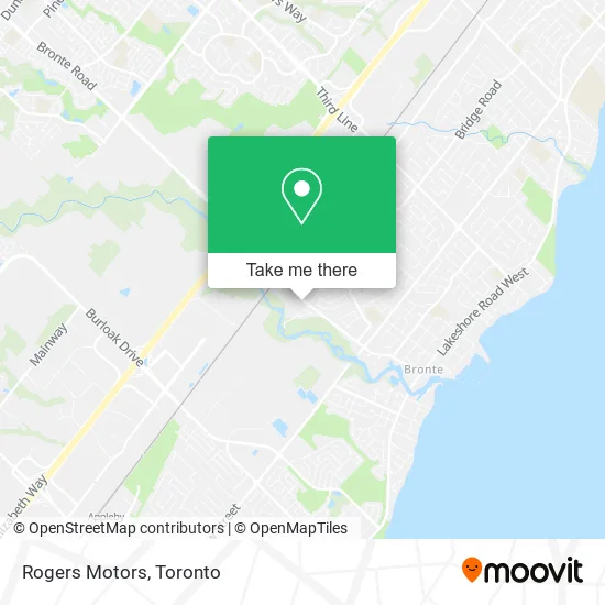 Rogers Motors map