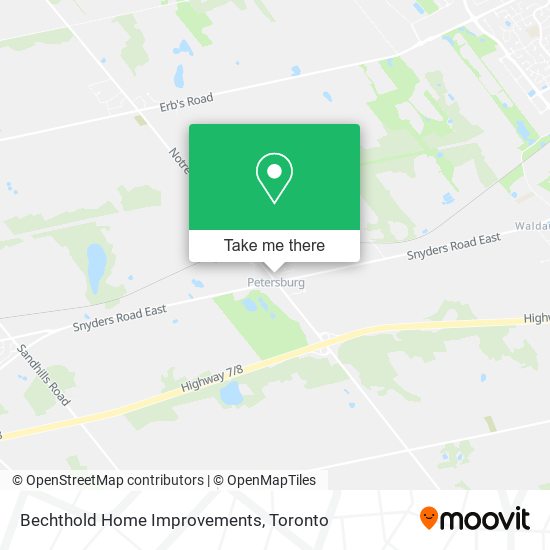 Bechthold Home Improvements map