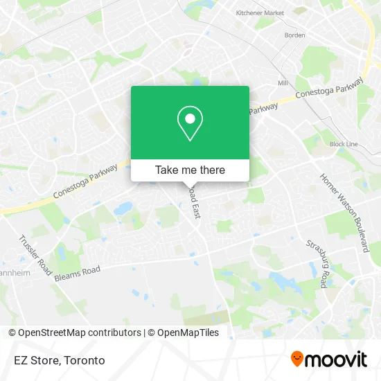 EZ Store map