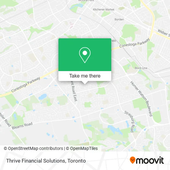 Thrive Financial Solutions map